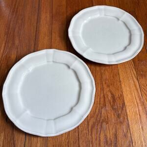 Set of 2 Toscano Cream Noble Excellence Dinner Plates